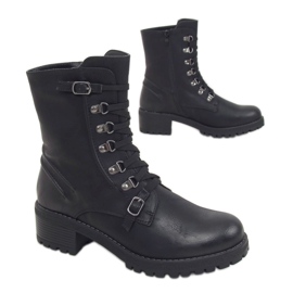 Schwarze Militärstiefel 361 Schwarz