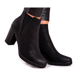 Stiefel an der Ferse Sergio Leone Wildleder Schwarz BT311