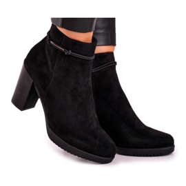 Stiefel an der Ferse Sergio Leone Wildleder Schwarz BT306