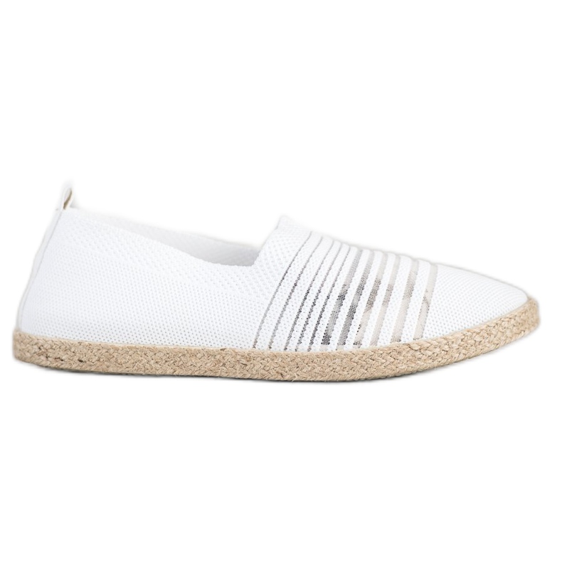 MCKEYLOR Slipony-Espadrilles weiß