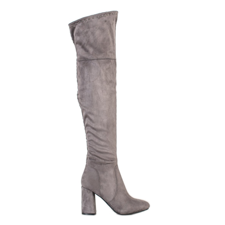 Balada Elegante Overknee-Stiefel beige