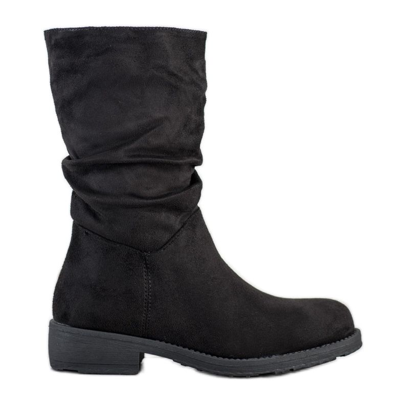 Lovery Hohe schwarze Stiefel-Stiefel