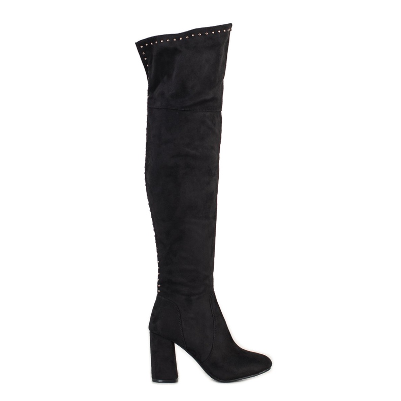 Balada Elegante Overknee-Stiefel schwarz