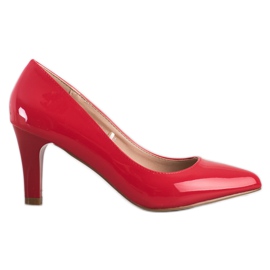 Goodin Lackierte Pumps rot