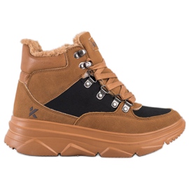 Kylie Leichte Trapper auf der Plattform braun