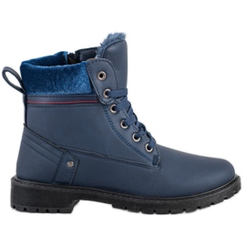 Sport Stilvolle marineblaue Trapper