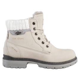 SHELOVET Neu Schuhe Wanderschuhe beige