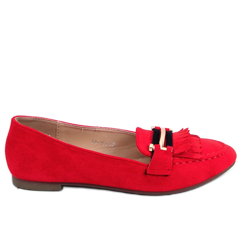 Rot Damen-Loafer 88-381 Rot