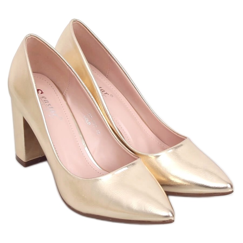 Pumps am Goldpfosten NF-65P Gold golden