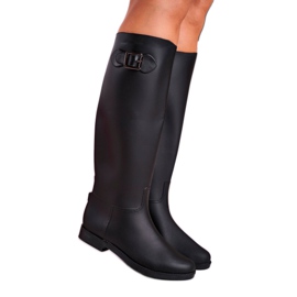 SEA Damen Black Gummistiefel Eileen Black schwarz