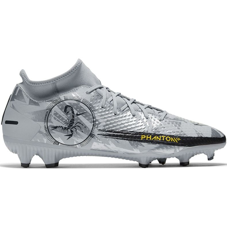 Nike Phantom Gt Scorpion Academy Dynamic Fit FG / MG DA2266 001 Fußballschuhe silber grau silber-