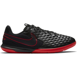 Nike Tiempo Legend 8 Academy Ic Junior AT5735 060 Fußballschuhe schwarz schwarz rot
