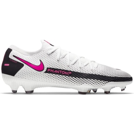 Nike Phantom Gt Pro Fg CK8451 160 Fußballschuh weiß, schwarz, pink weiß