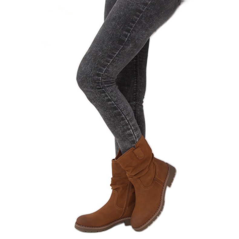 Camel 6981 Camel Damenstiefel braun gelb