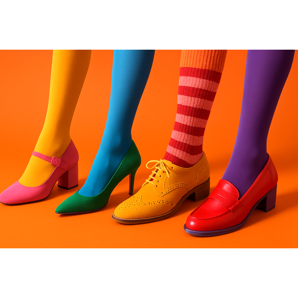 Bunte Strumpfhosen und Socken - ein Leitfaden für stilvolle Verbindung mit Schuhen