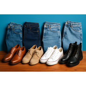 Herrenschuhe mit Jeans – So wählen Sie Schuhe für verschiedene Denim-Schnitte aus