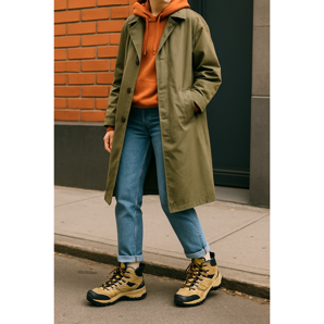 Gorpcore-Stil – wie trägt man Trekkingschuhe in der Stadt?