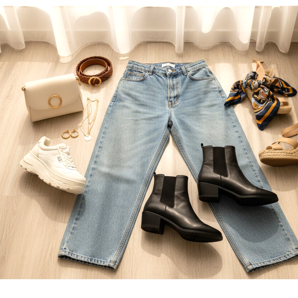 Mom-Jeans-Schuhe – wie kreiere ich einen modischen Stil?