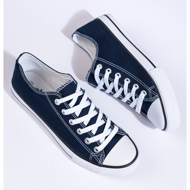 Vico Marineblaue Turnschuhe für Herren 1