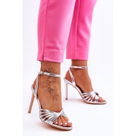 Damensandalen Silber My Darling silber- 2