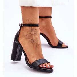 WD1 High Heel Sandalen Schwarz Individuell 1