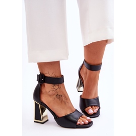 PS1 Elegante High-Heel-Sandalen in Schwarz von Sorel 1