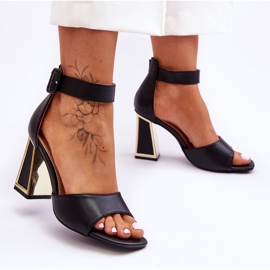 PS1 Elegante High-Heel-Sandalen in Schwarz von Sorel 2