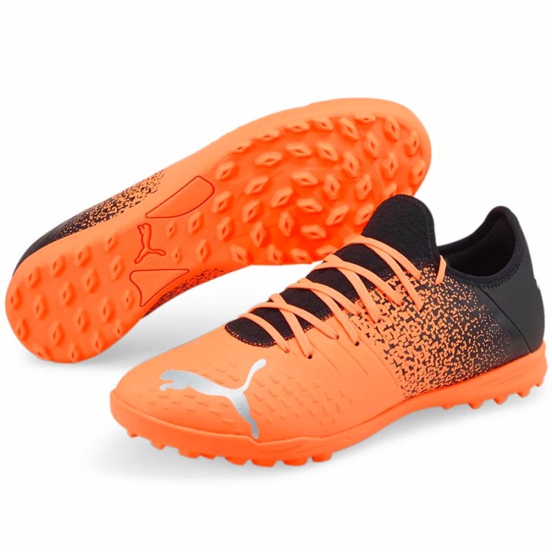 Fußballschuhe Puma Future Z 4.3 Tt M 106770 01 orangen und rottöne 4