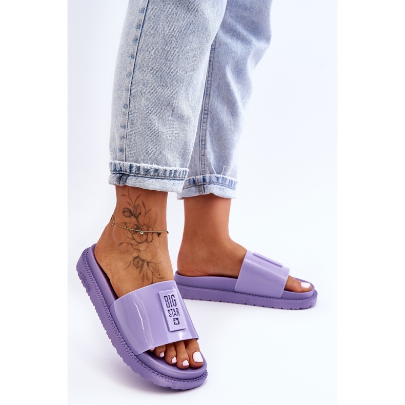 Damenhausschuhe Big Star JJ274A304 Violett 2