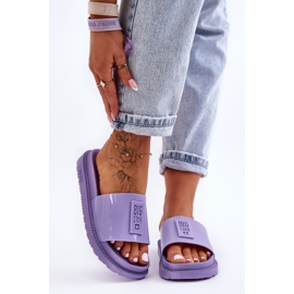 Damenhausschuhe Big Star JJ274A304 Violett lila 1
