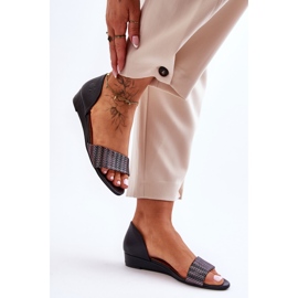 Ledersandalen Maciejka 1971-65 Schwarz 2