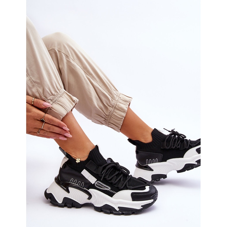 PS1 Slip-on-Sock-Sneaker für Damen in Schwarz von Keaton 2