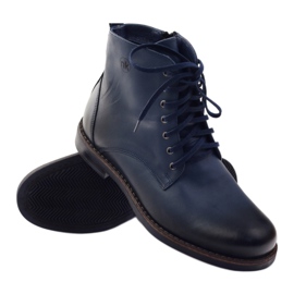 Stiefel mit Reißverschluss Nikopol 660 marineblau navy blau 3