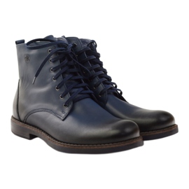Stiefel mit Reißverschluss Nikopol 660 marineblau navy blau 4