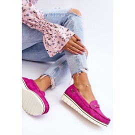 PS1 Damen-Loafer auf der Plattform Fuchsia Mirren rosa 1