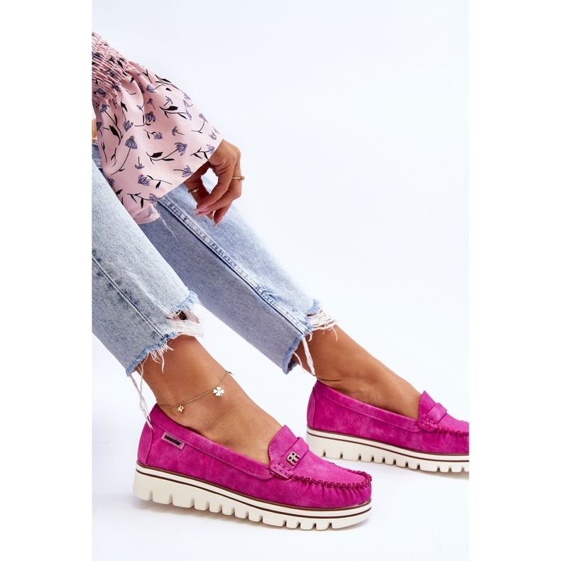 PS1 Damen-Loafer auf der Plattform Fuchsia Mirren rosa 2