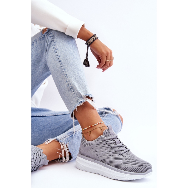 WR1 Damen-Schnürsportschuhe Grau Lavarone 1