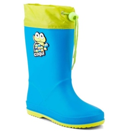 Gummistiefel Coqui Rainy Collar Jr. 8508-100-4713 blau 1