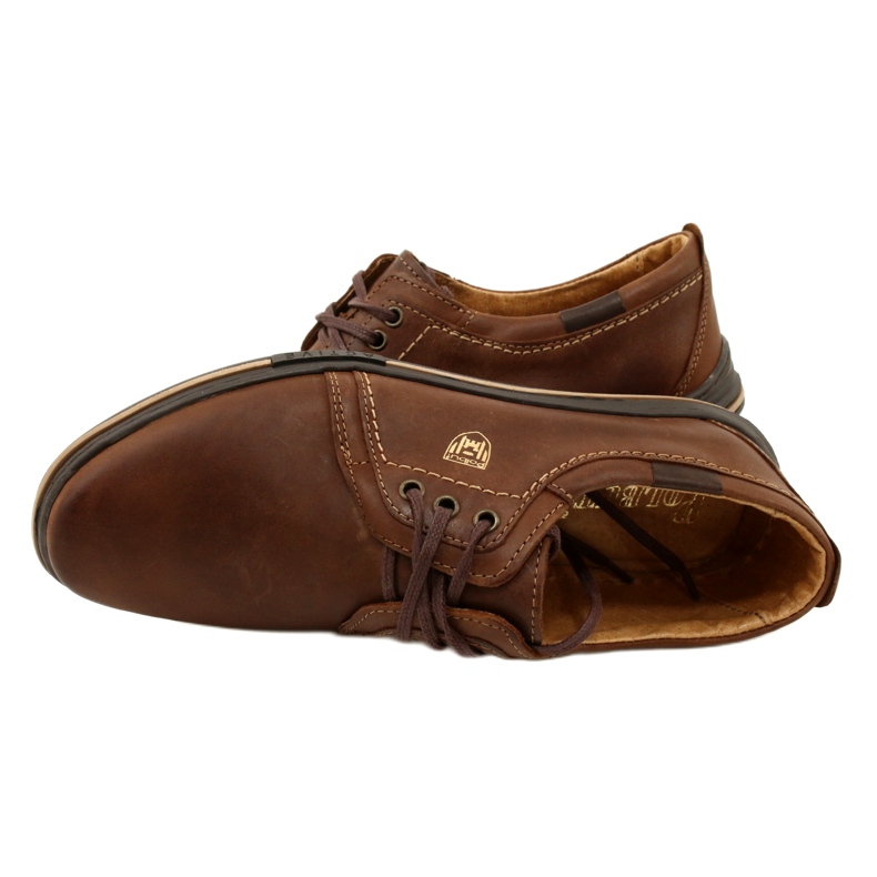 Polbut Leder-Herrenschuhe 343 DK.Camel braun 4