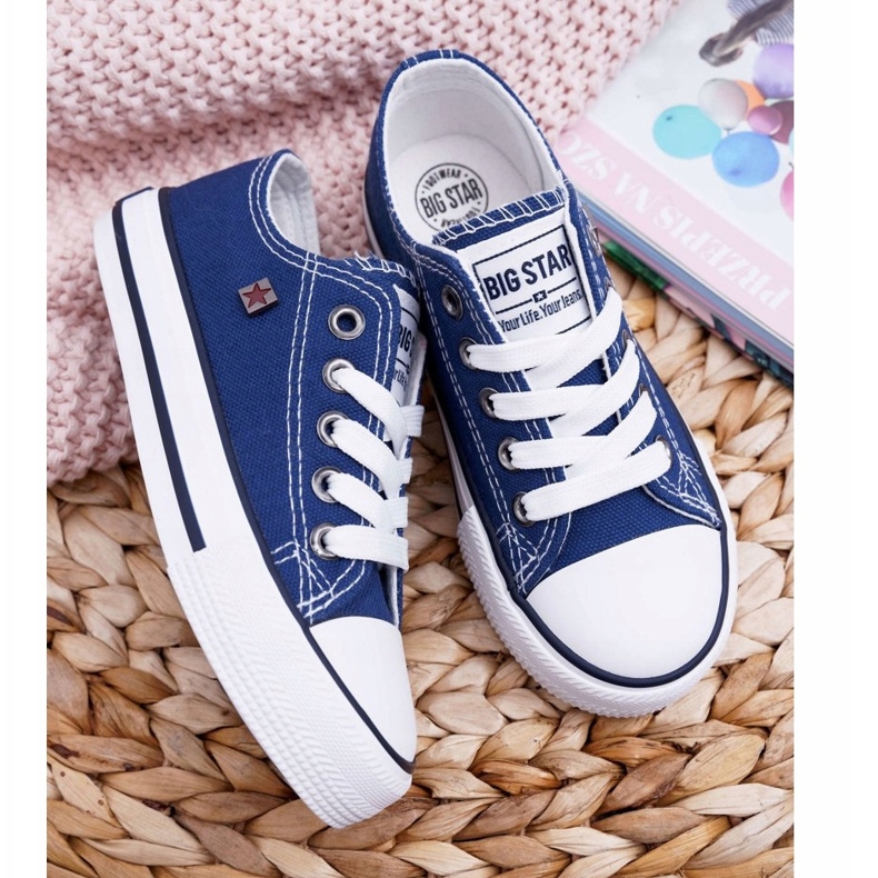 Kinder Sneaker Big Star Marineblau FF374202 1