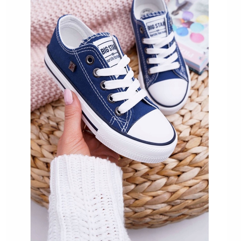 Kinder Sneaker Big Star Marineblau FF374202 2