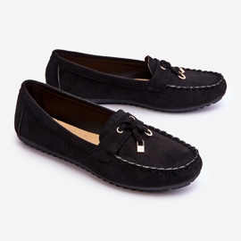 PS1 Klassische schwarze Wildleder-Loafer Gute Zeit 2