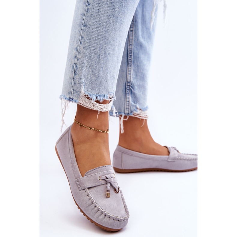 PS1 Klassische Wildleder-Loafer in Grau, Good Time 2