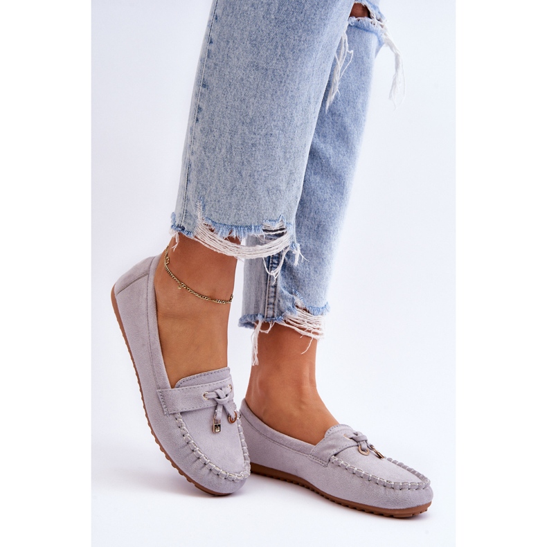 PS1 Klassische Wildleder-Loafer in Grau, Good Time 1