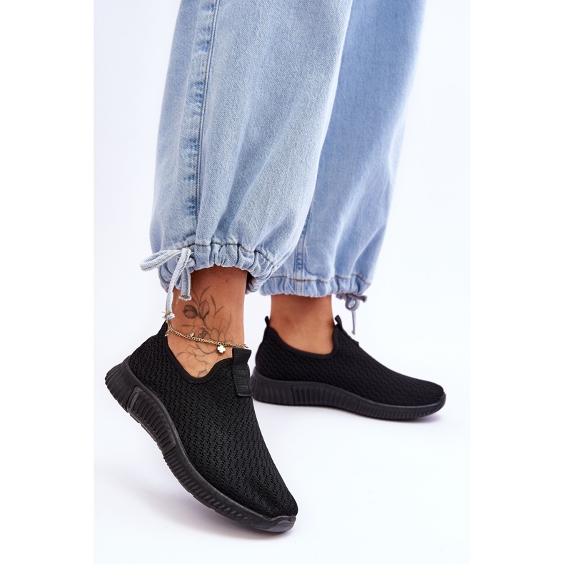 PM1 Klassische schwarze Frankie Slip-On-Sportschuhe 2