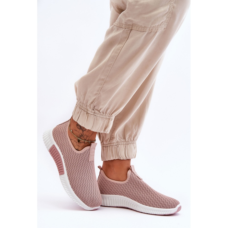 PM1 Klassische Slip-On-Sneaker in Hellrosa von Frankie 2