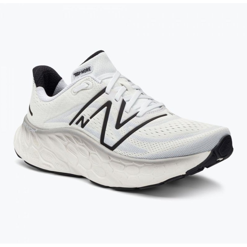 New Balance Fresh Foam More v4 M NBMMORCW4 Laufschuhe weiß 1