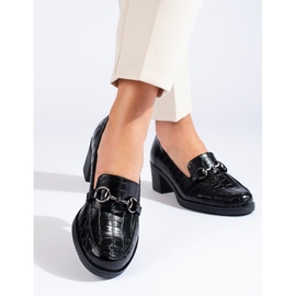 Vinceza Vincez' schwarze Brogues 2