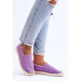 Klassische Damen-Espadrilles Violet Flaure lila 1