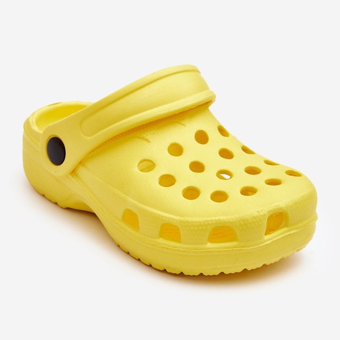 Schaum-Crocs-Slides für Kinder, Gelb, Percy 1